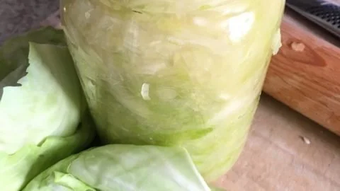 Homemade Sauerkraut