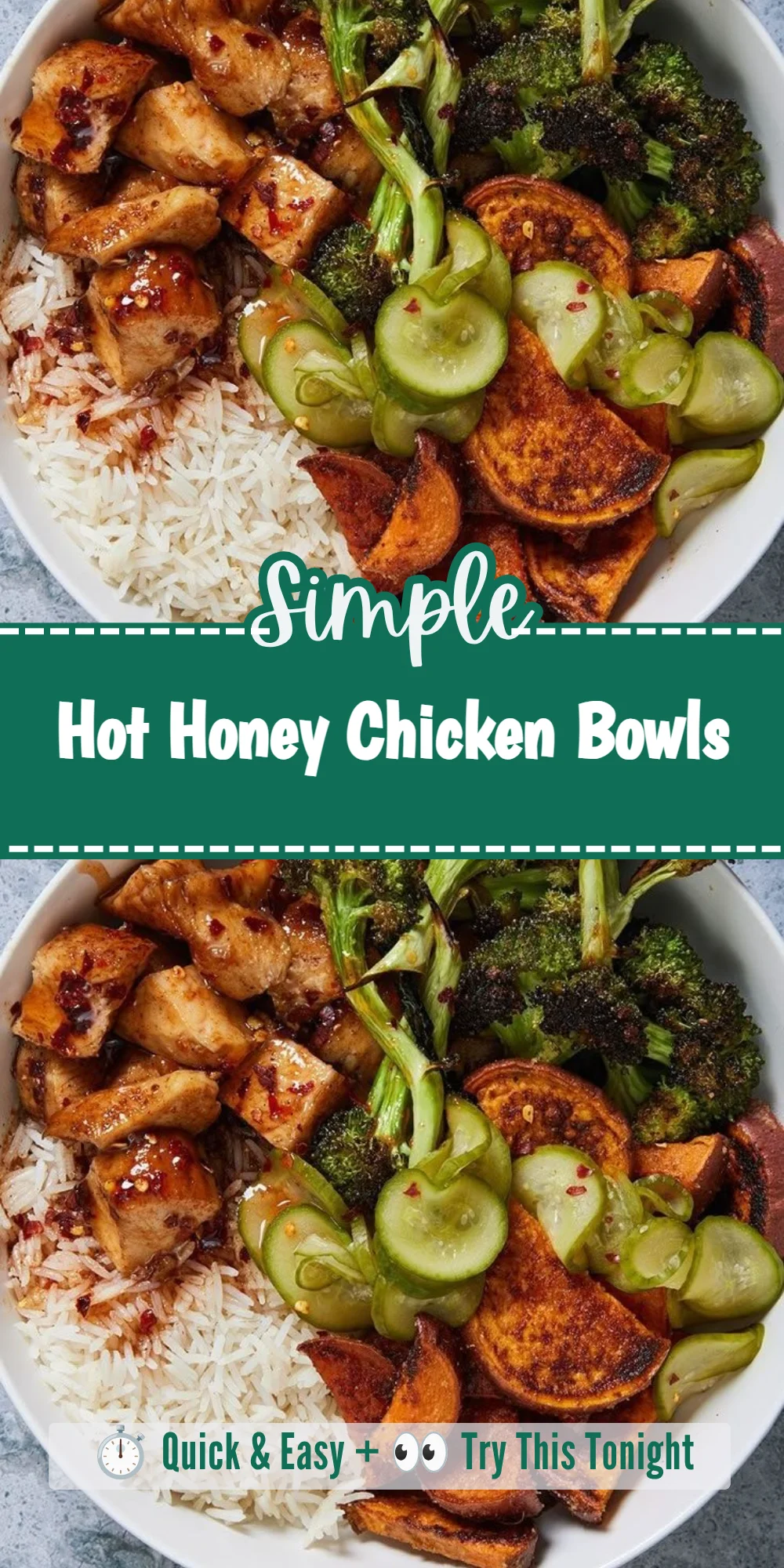 Hot Honey Chicken Bowls