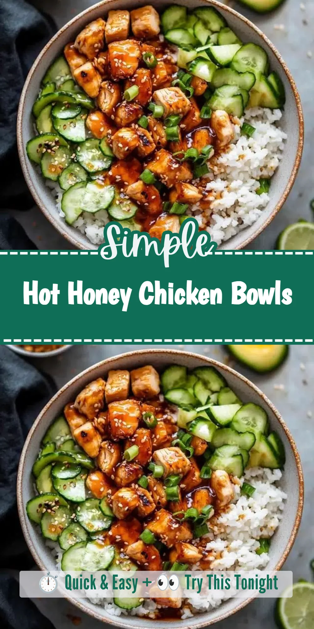 Hot Honey Chicken Bowls