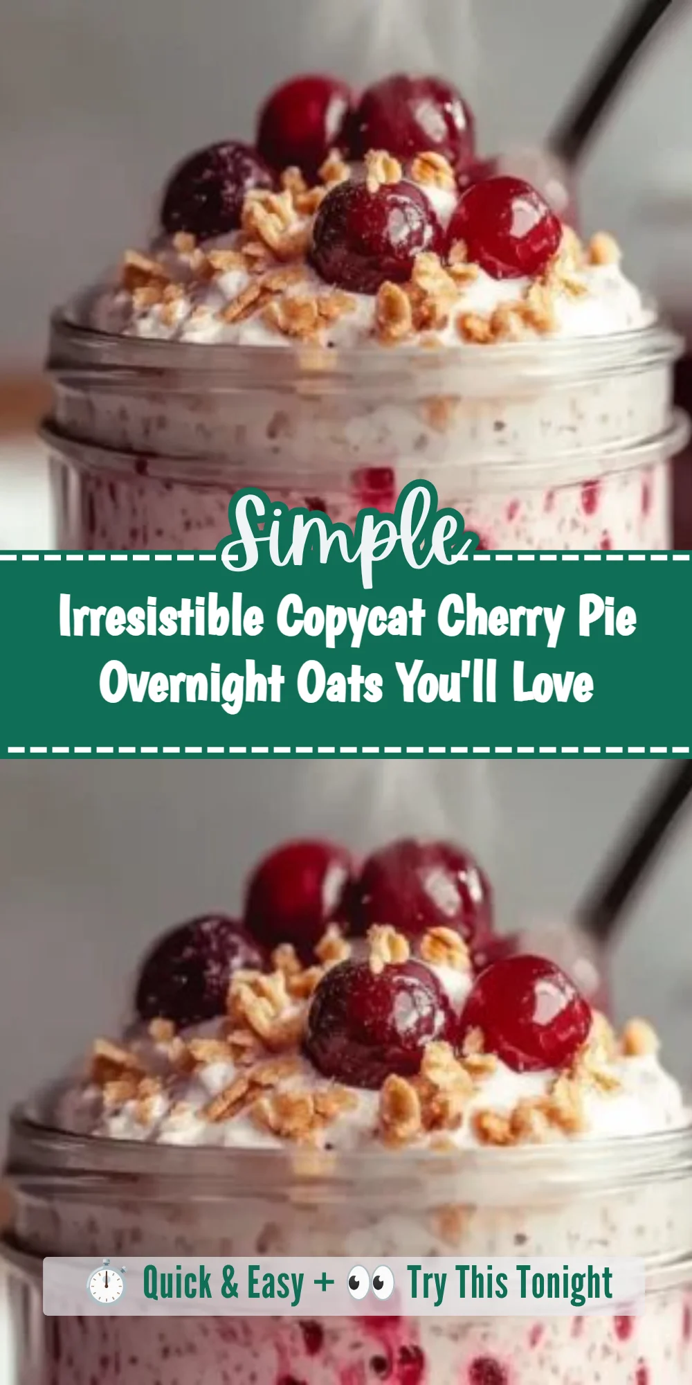 Irresistible Copycat Cherry Pie Overnight Oats You'll Love