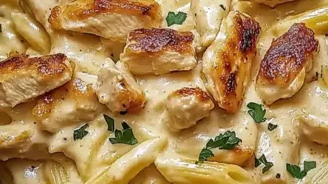 Delicious one-pot crack chicken pasta served in a cozy dish
