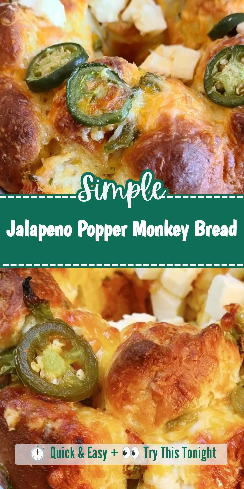 Jalapeno Popper Monkey Bread