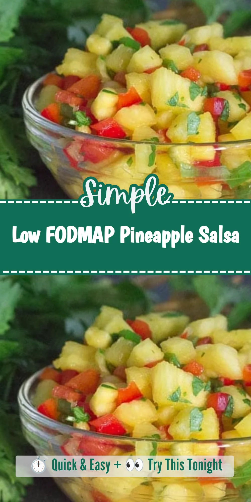 Low FODMAP Pineapple Salsa