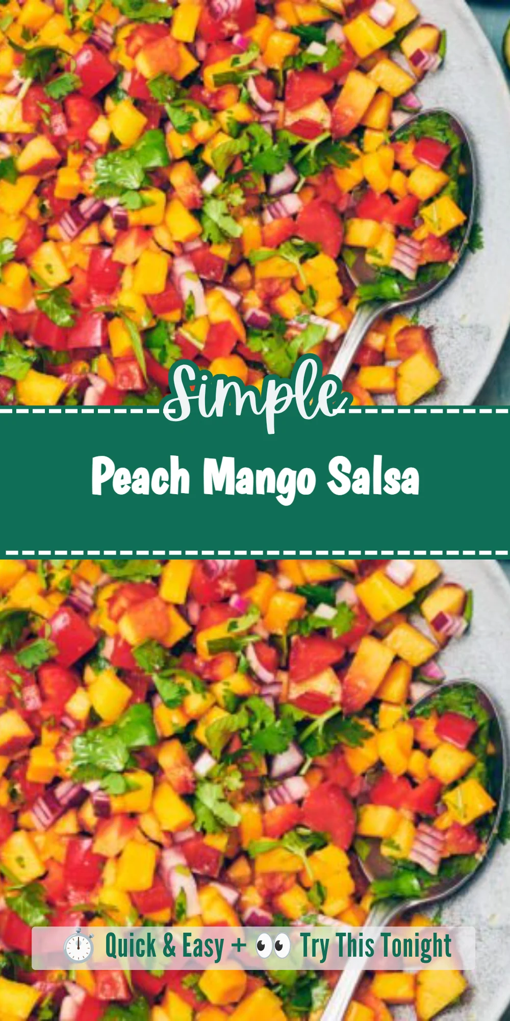 Peach Mango Salsa