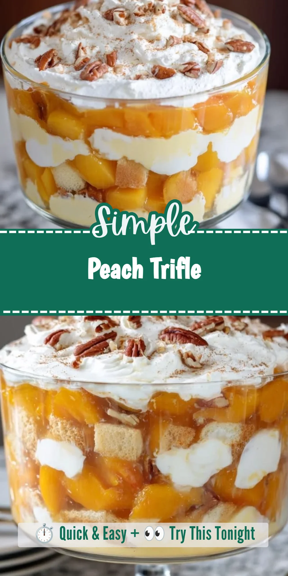 Peach Trifle
