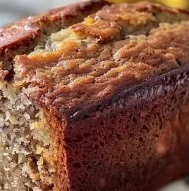 Delicious protein-packed Greek yogurt banana bread ready to be served