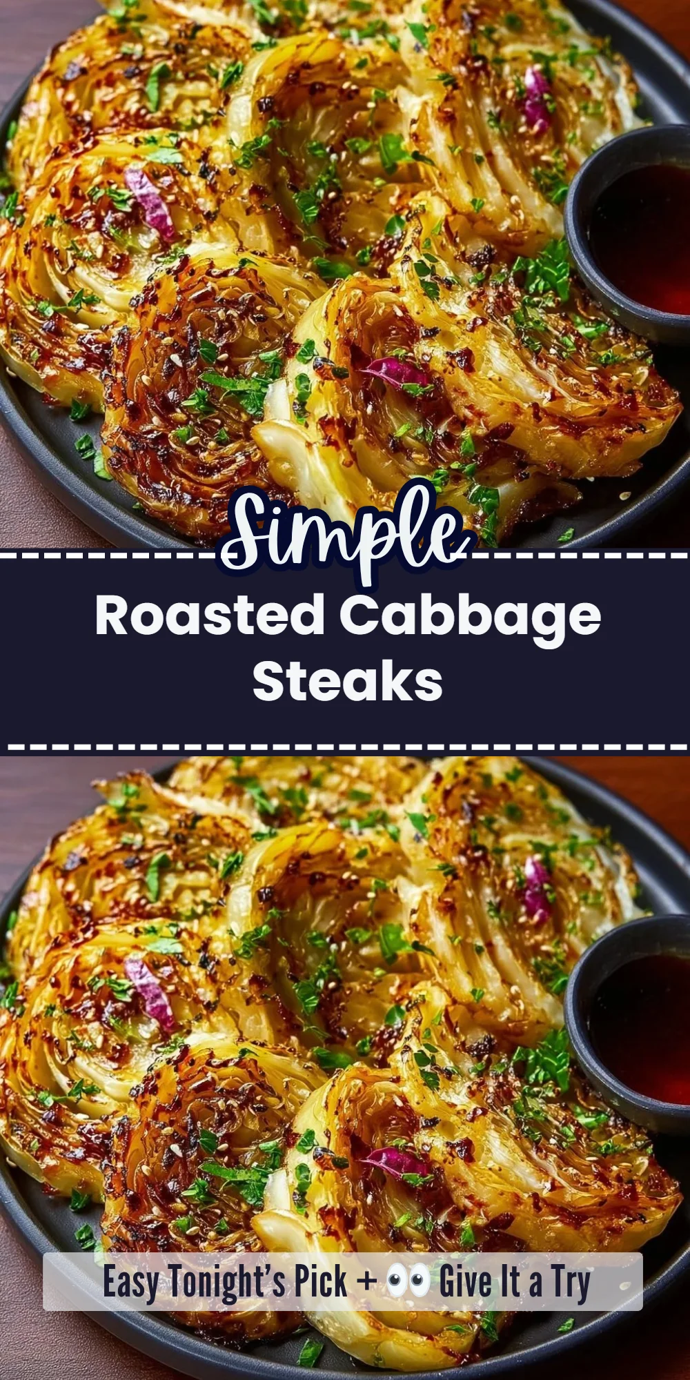 Roasted Cabbage Steaks