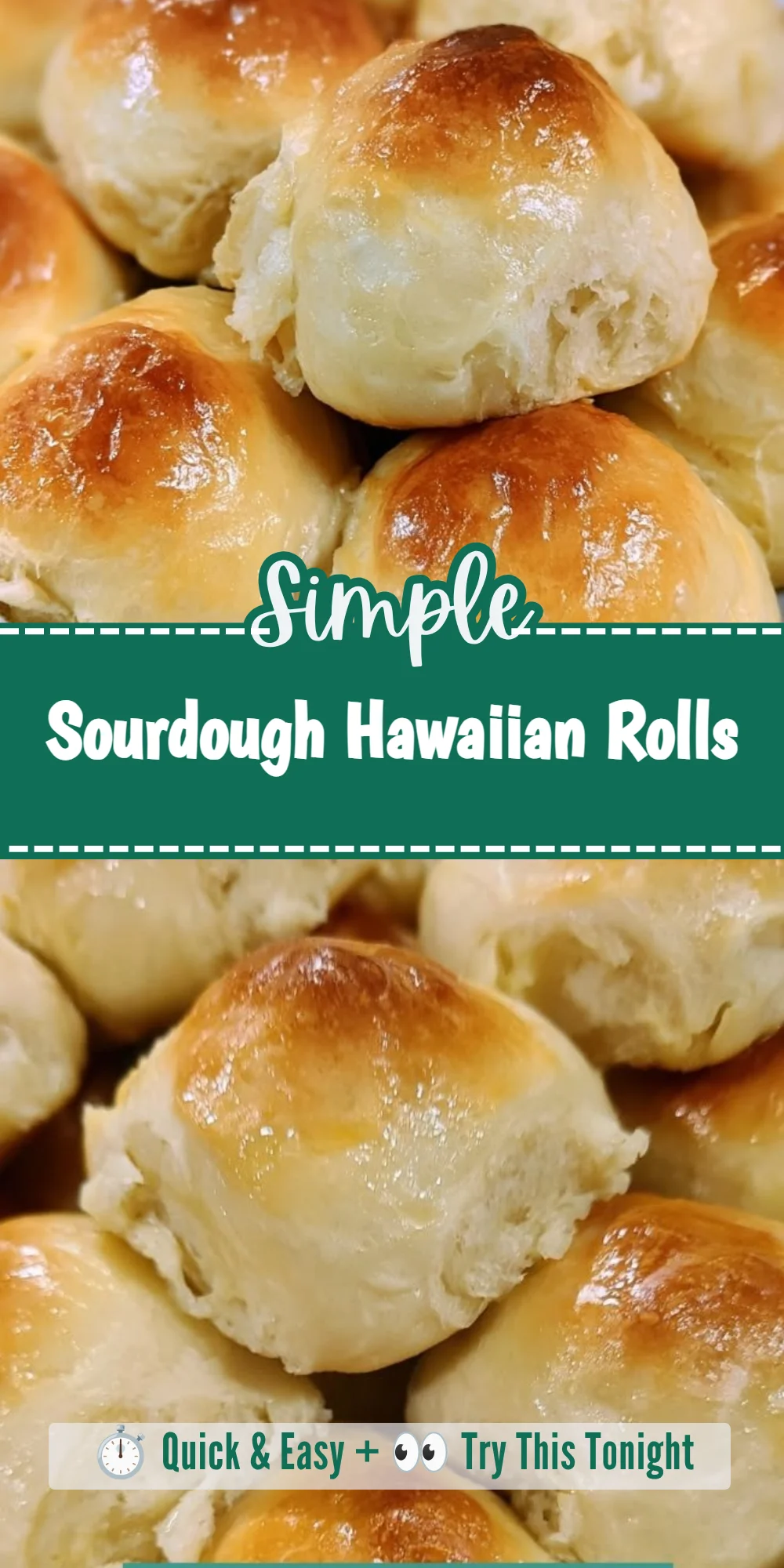 Sourdough Hawaiian Rolls