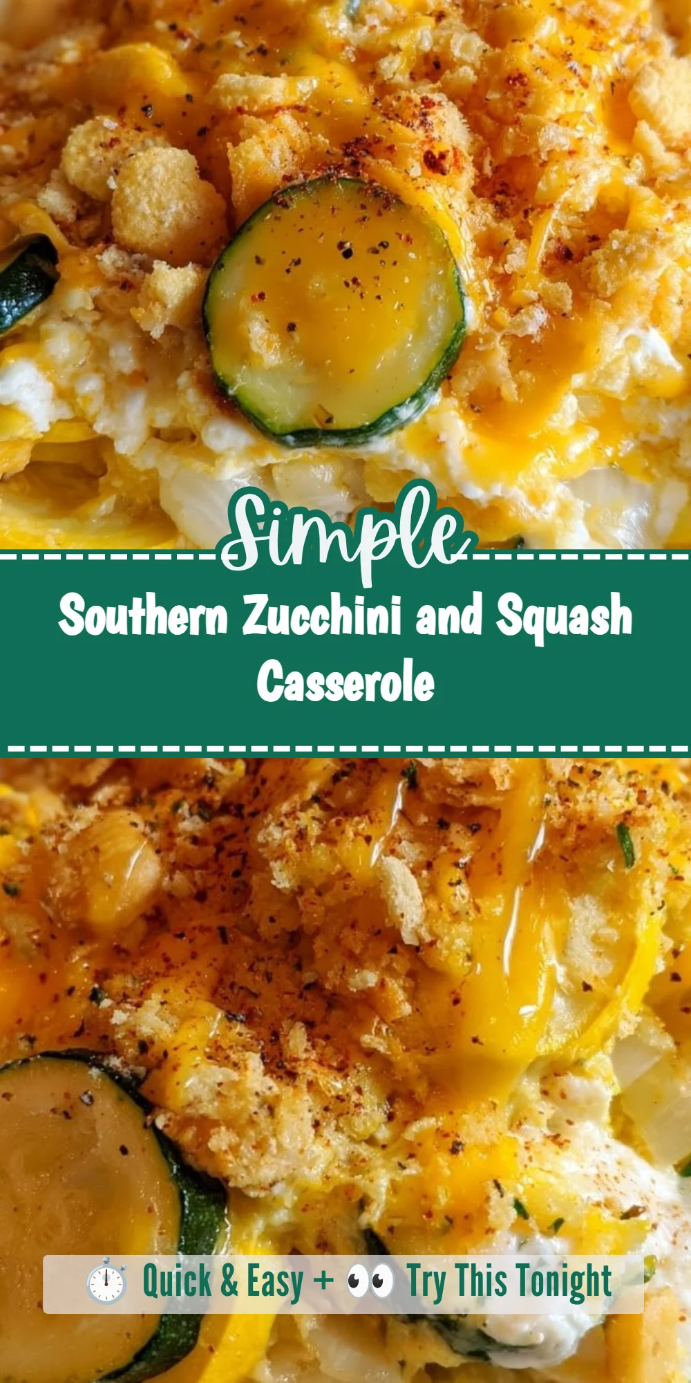 Southern Zucchini and Squash Casserole