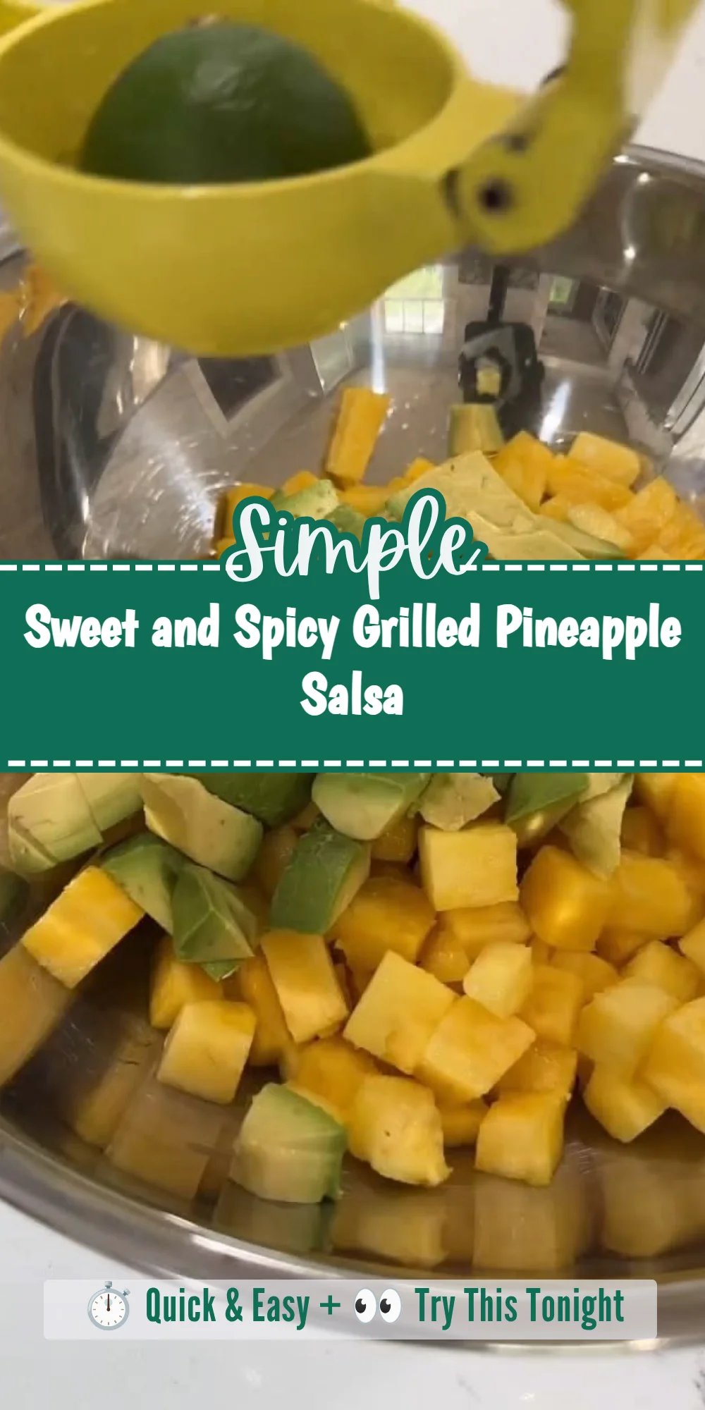 Sweet and Spicy Grilled Pineapple Salsa