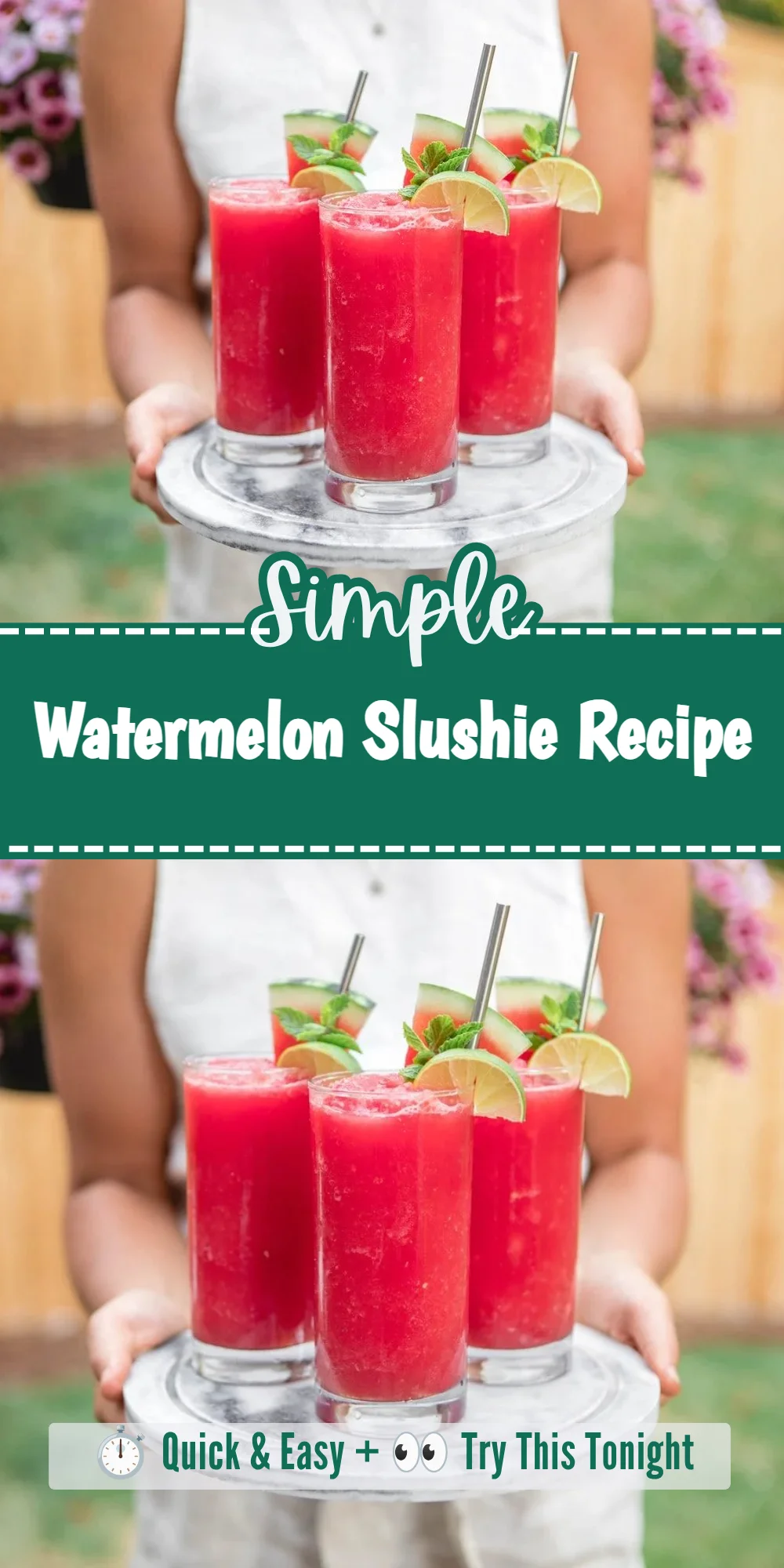 Watermelon Slushie Recipe