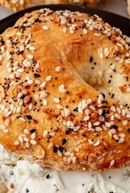 Delicious homemade 3-ingredient cottage cheese bagels on a plate