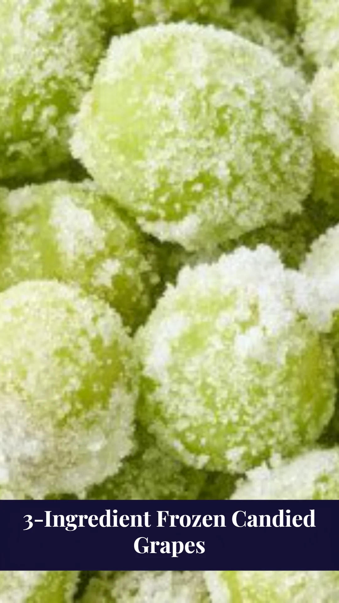 3-Ingredient Frozen Candied Grapes