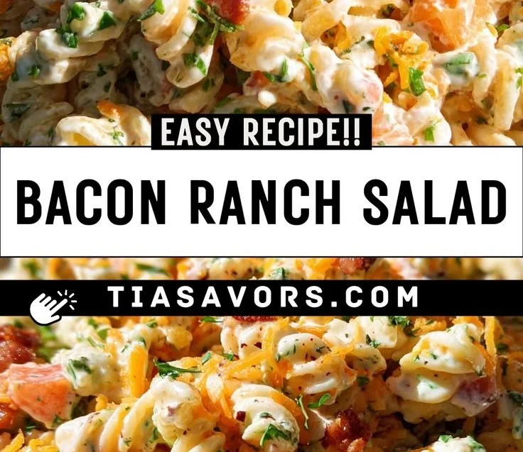 Bacon Ranch Pasta Salad