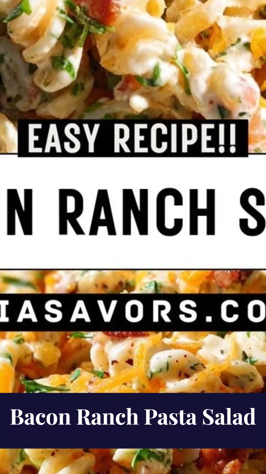 Bacon Ranch Pasta Salad