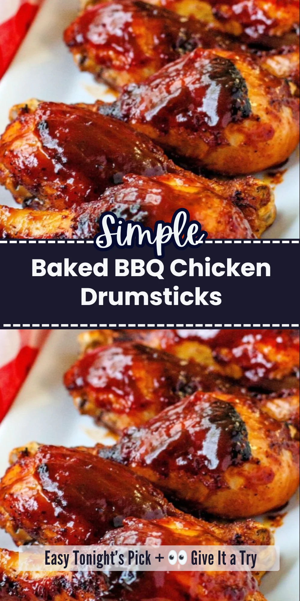 Baked BBQ Chicken Drumsticks