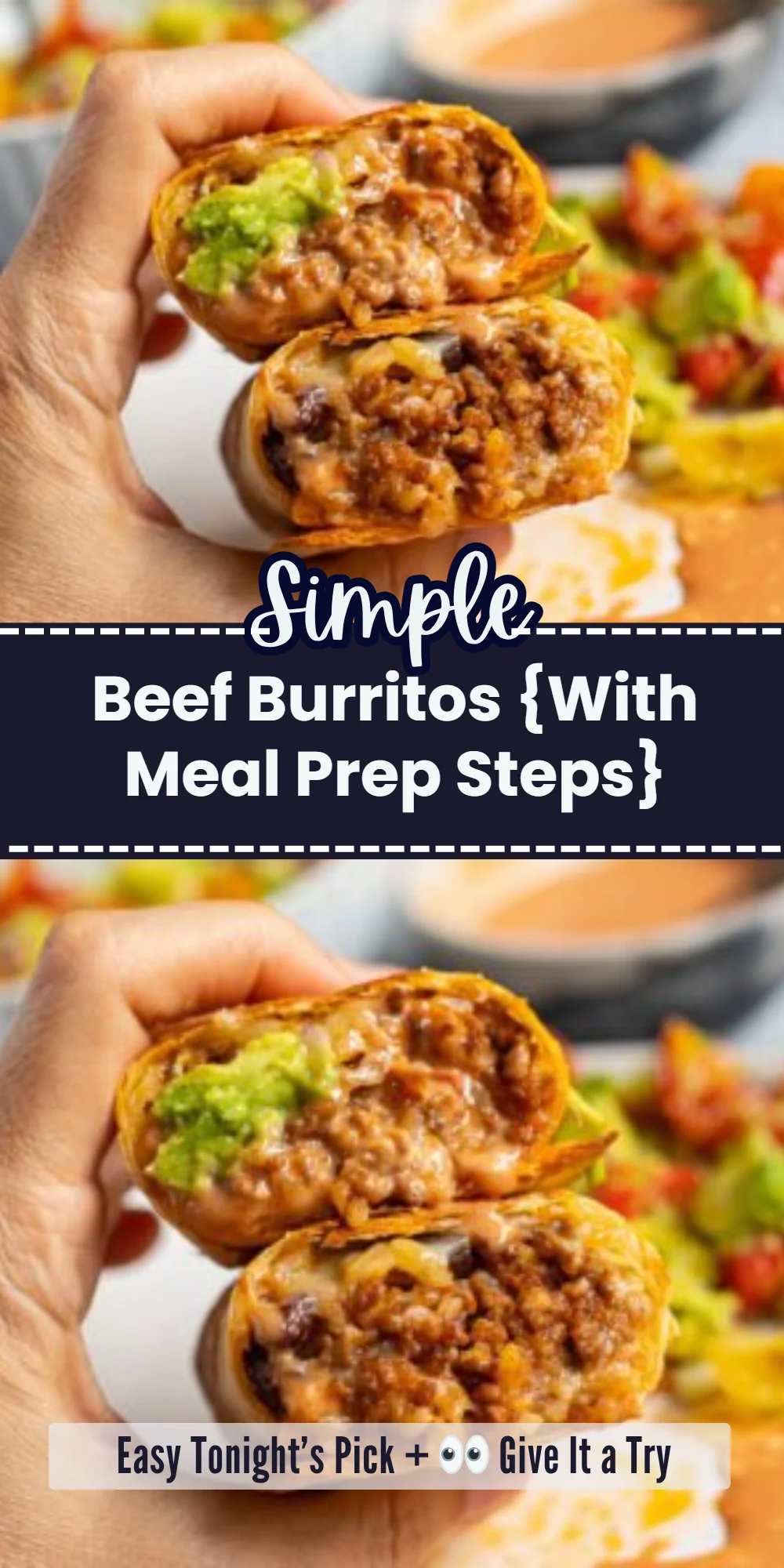 Beef Burritos {With Meal Prep Steps}