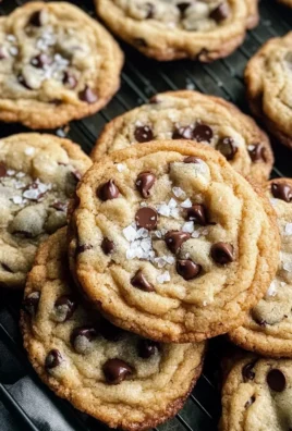 Freshly baked chocolate chip cookies on a rustic table