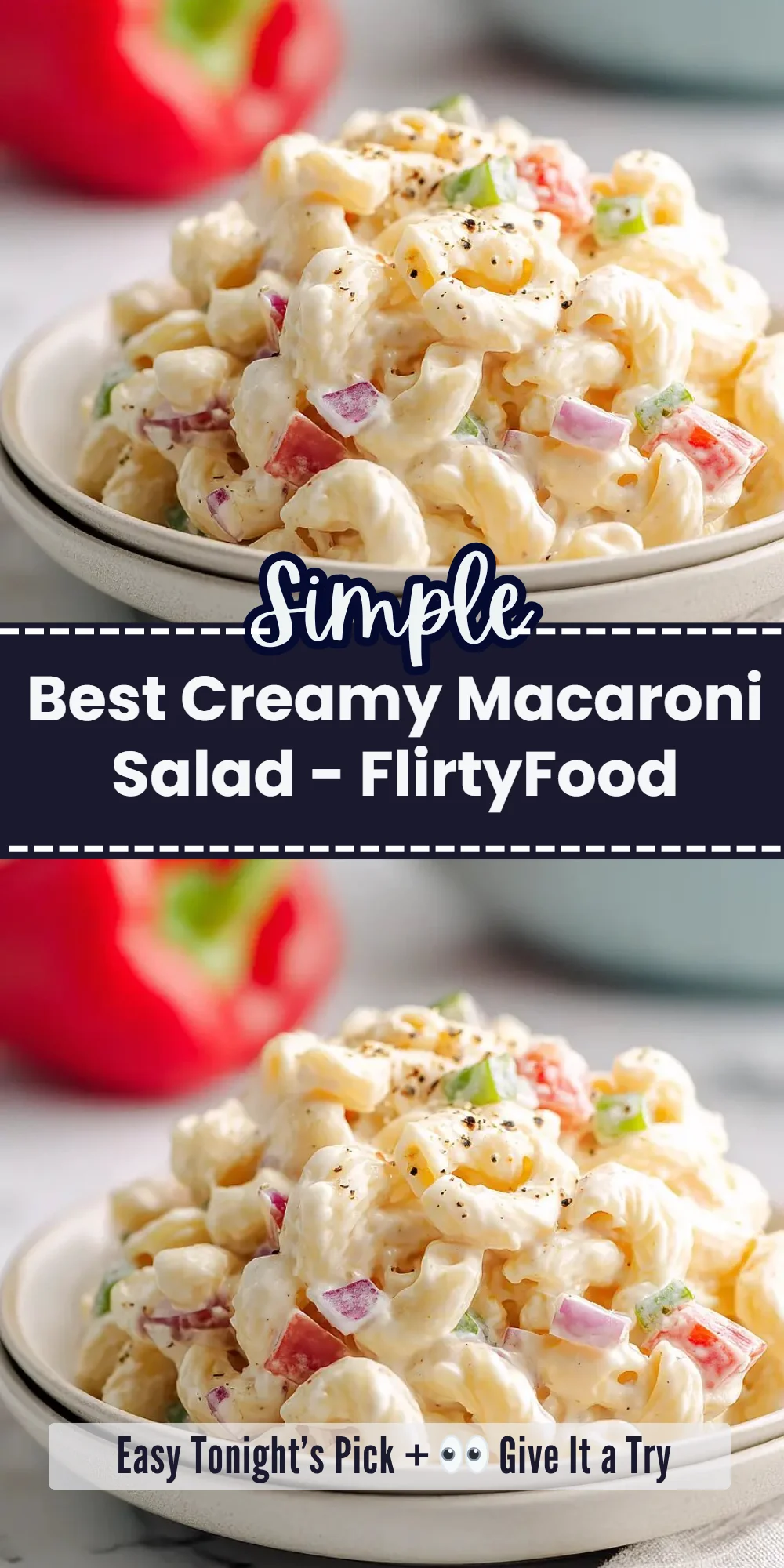 Best Creamy Macaroni Salad - FlirtyFood