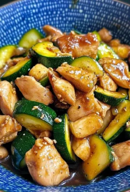 Delicious Chicken Zucchini Stir Fry with colorful vegetables