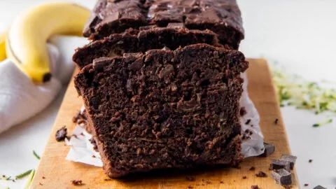 Chocolate Zucchini Banana Bread