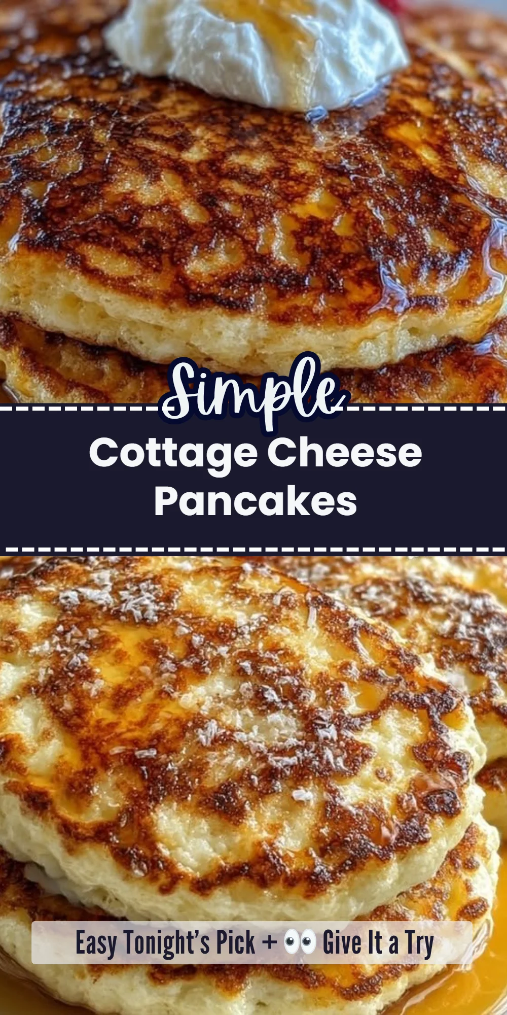 Cottage Cheese Pancakes