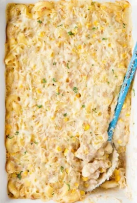 Creamy tuna pasta dish with fresh herbs and a luscious sauce