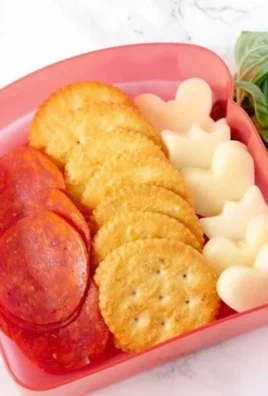 DIY Pizza Lunchable ingredients and assembly instructions