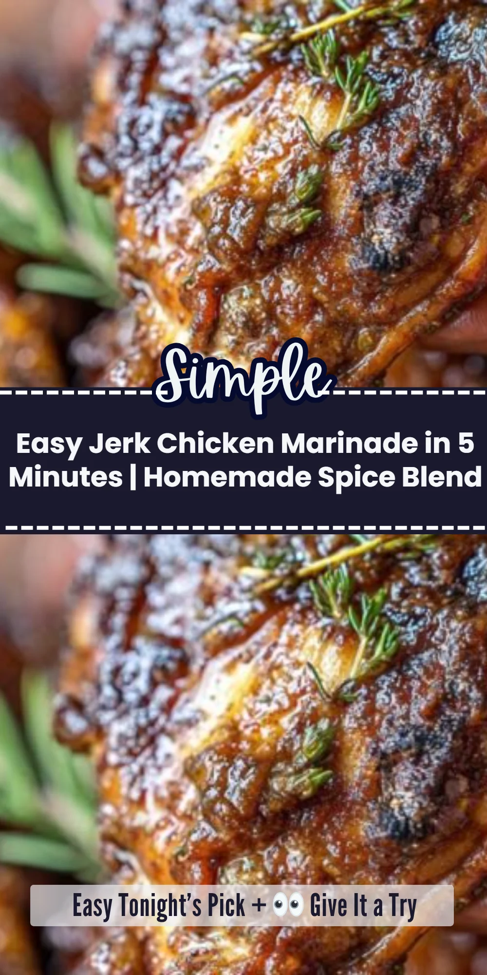 Easy Jerk Chicken Marinade in 5 Minutes | Homemade Spice Blend