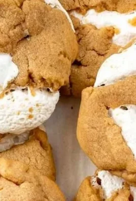 Delicious Fluffernutter Cookies with peanut butter and marshmallow fluff