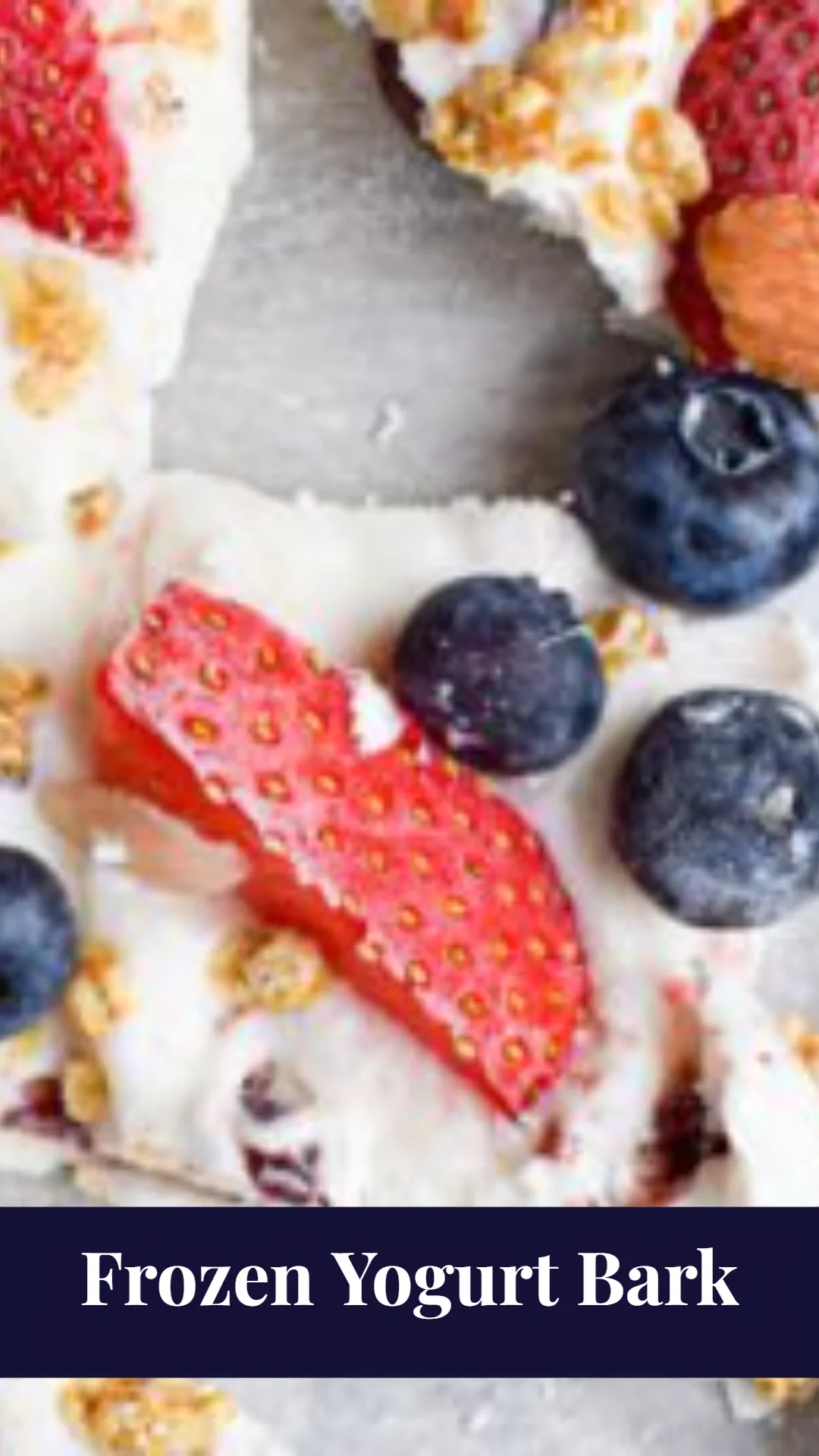 Frozen Yogurt Bark