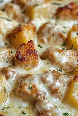 Delicious Garlic Parmesan Chicken and Potatoes cooked in a crockpot