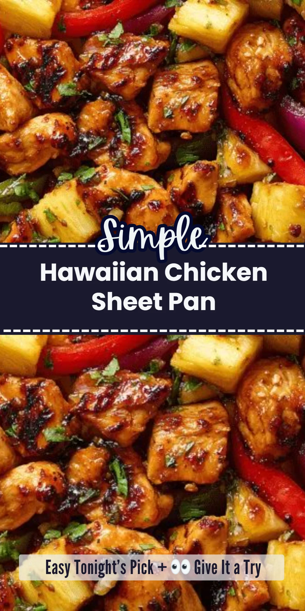 Hawaiian Chicken Sheet Pan