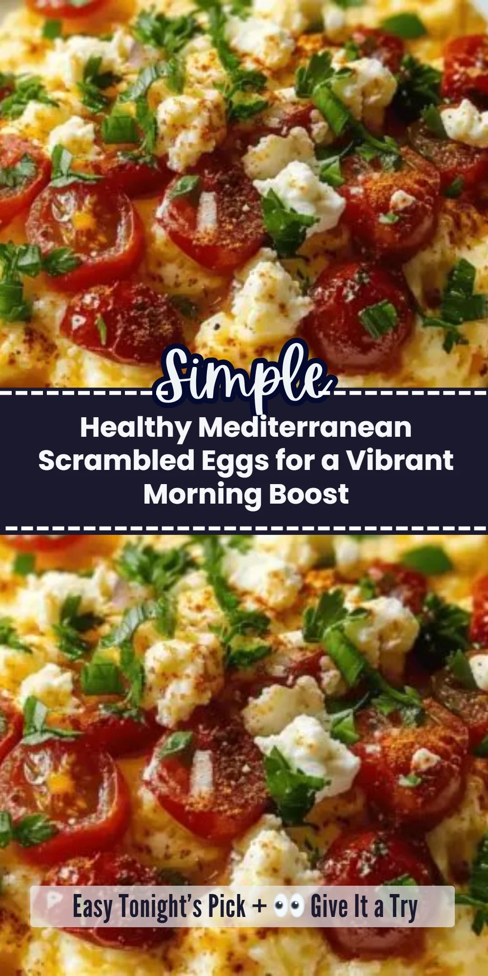 Healthy Mediterranean Scrambled Eggs for a Vibrant Morning Boost