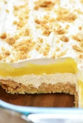 Delicious Oreo Lemon Dessert with creamy layers and crumbly crust