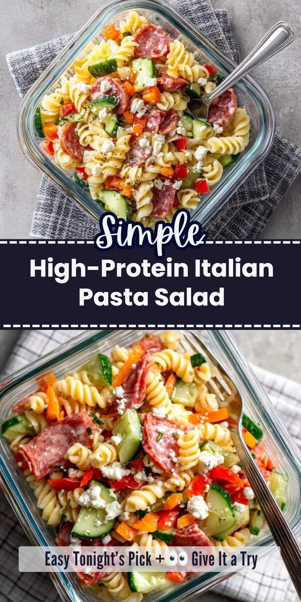 High-Protein Italian Pasta Salad
