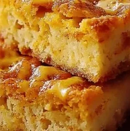 Delicious cottage cheese pumpkin cake bars topped with cream cheese frosting.