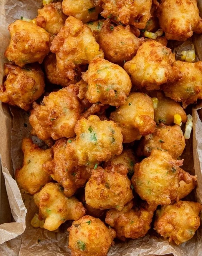 Delicious Jalapeño Corn Nuggets served on a plate