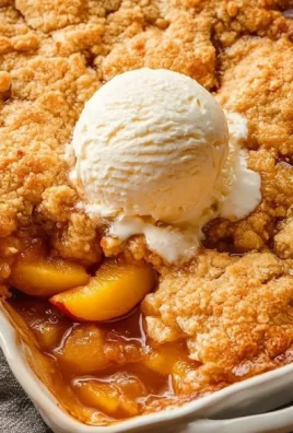Delicious homemade peach cobbler recipe by Joanna Gaines