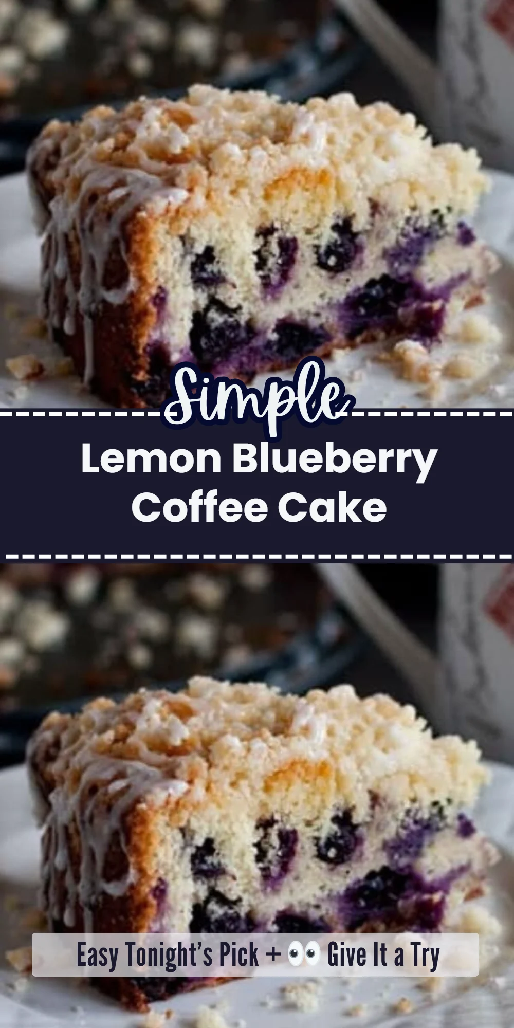 Lemon Blueberry Coffee Cake