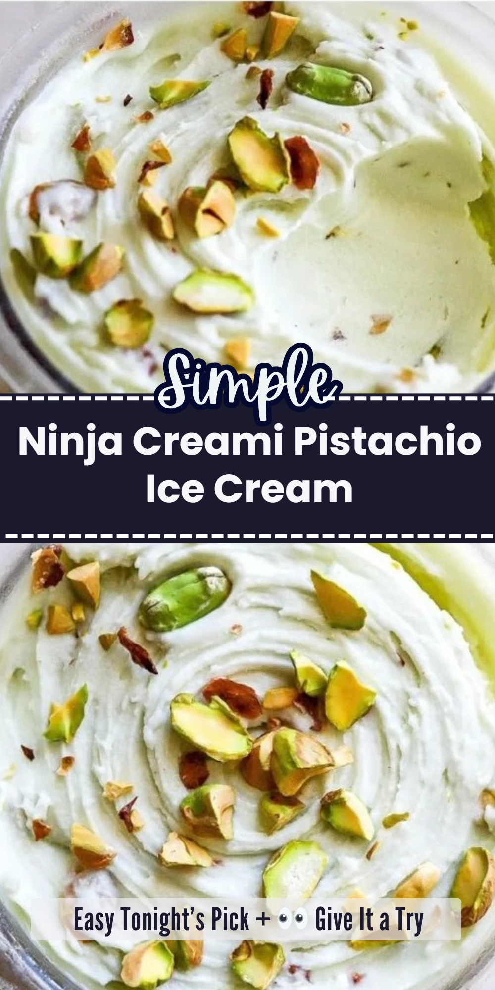 Ninja Creami Pistachio Ice Cream