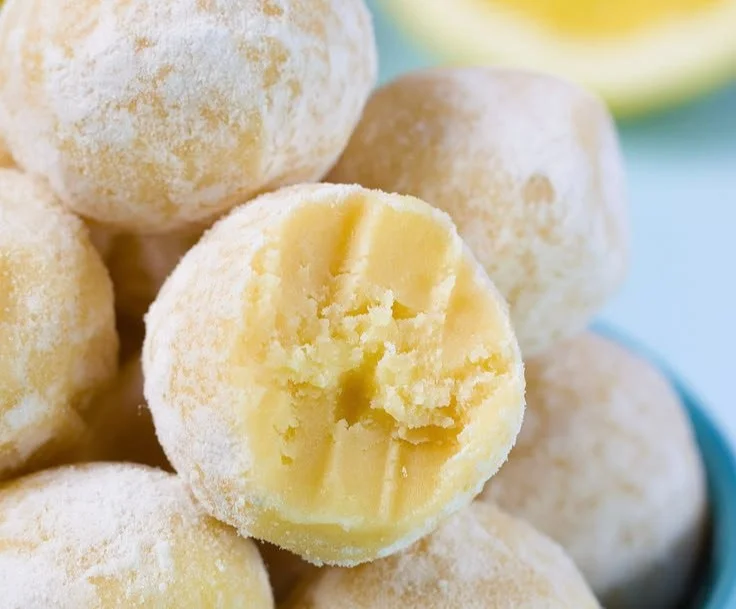 No Bake Lemon Truffles