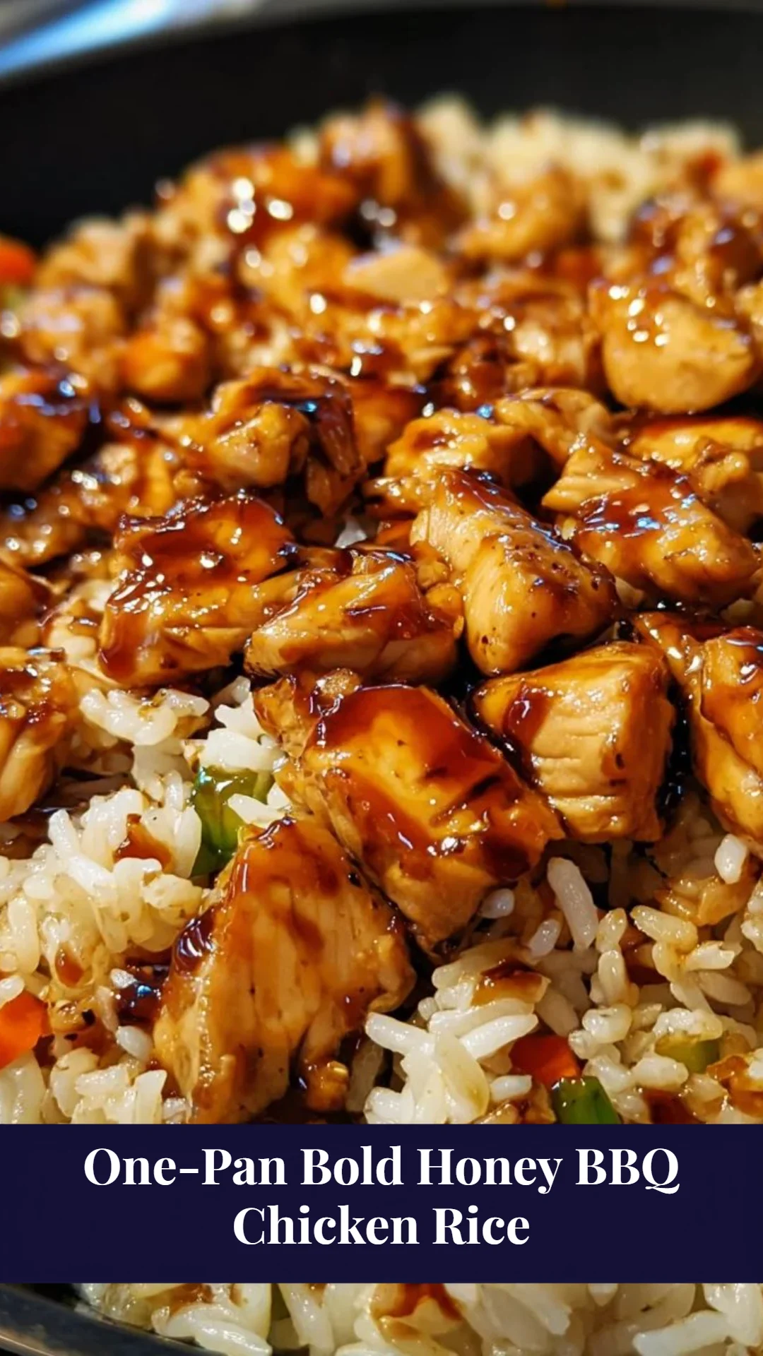 One-Pan Bold Honey BBQ Chicken Rice