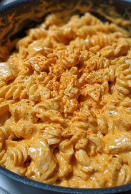 One-Pot Creamy Spicy Buffalo Chicken Pasta served in a bowl