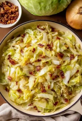 Delicious quick fried cabbage dish from Moana's Kitchen