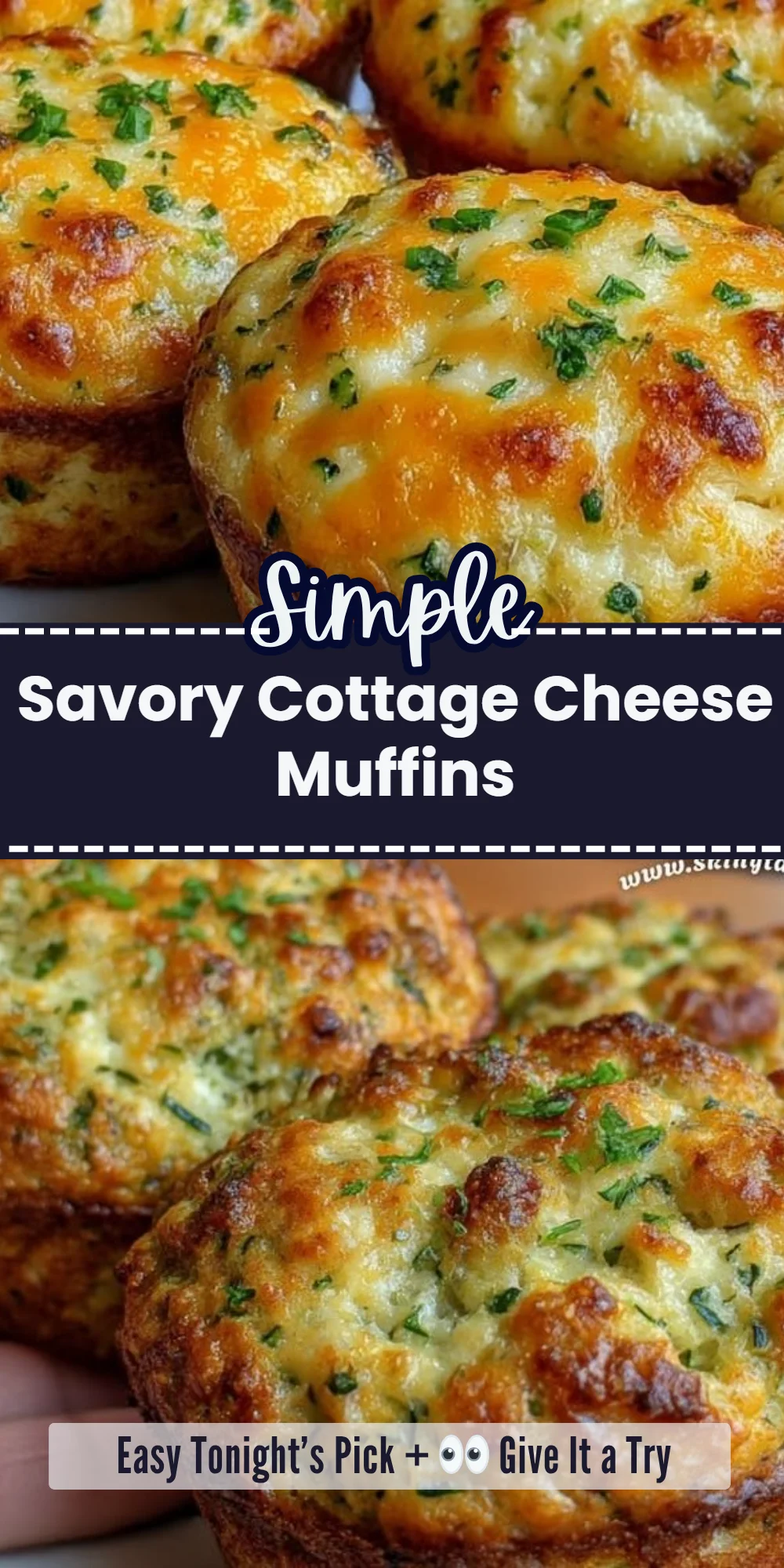Savory Cottage Cheese Muffins