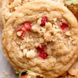 Delicious Strawberry Shortcake Cookies ready to be enjoyed