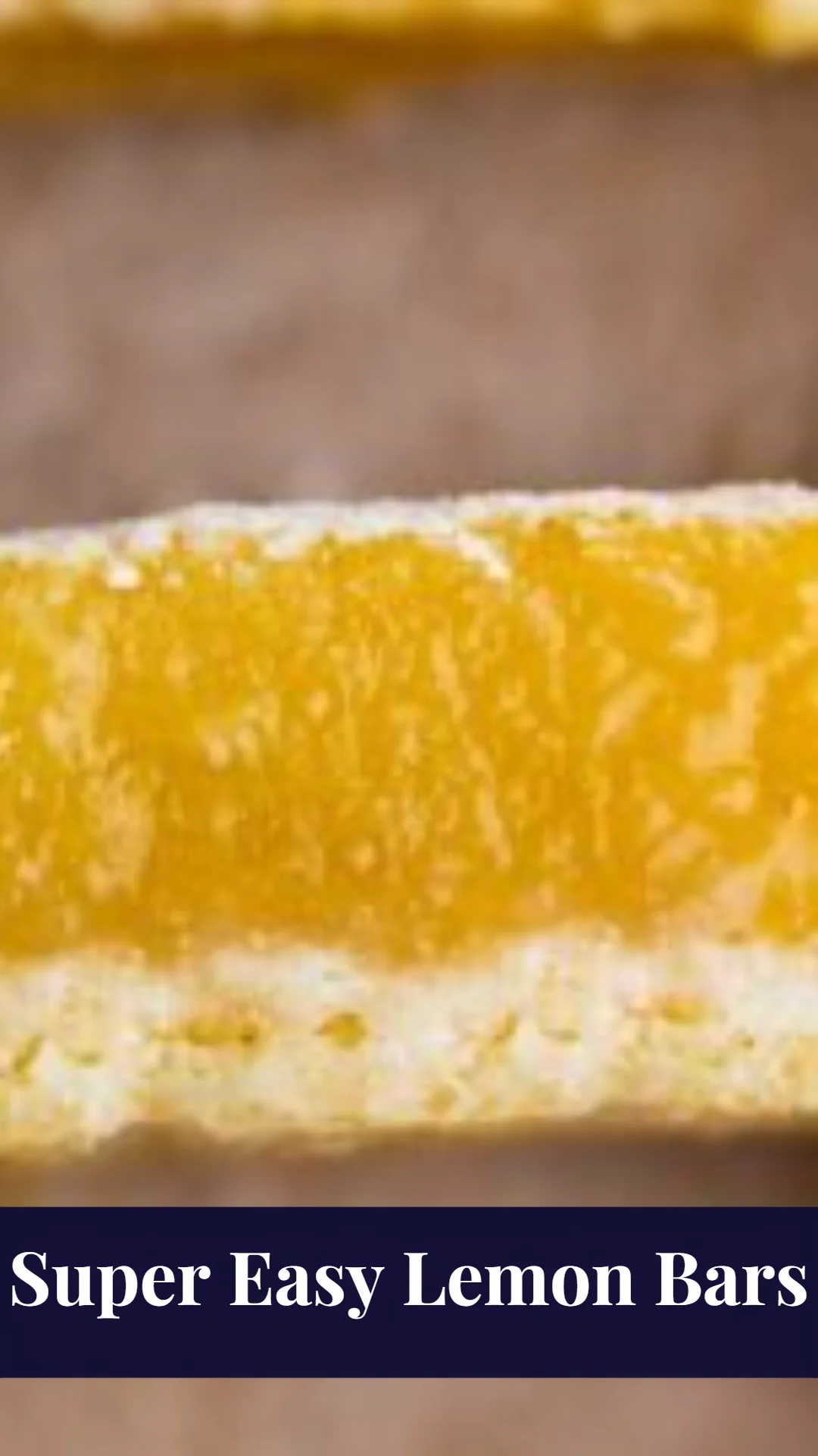 Super Easy Lemon Bars