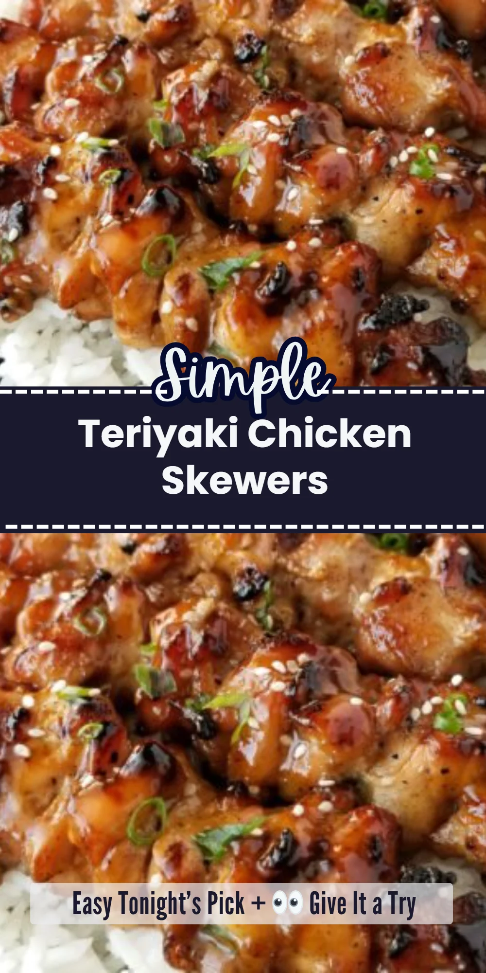 Teriyaki Chicken Skewers