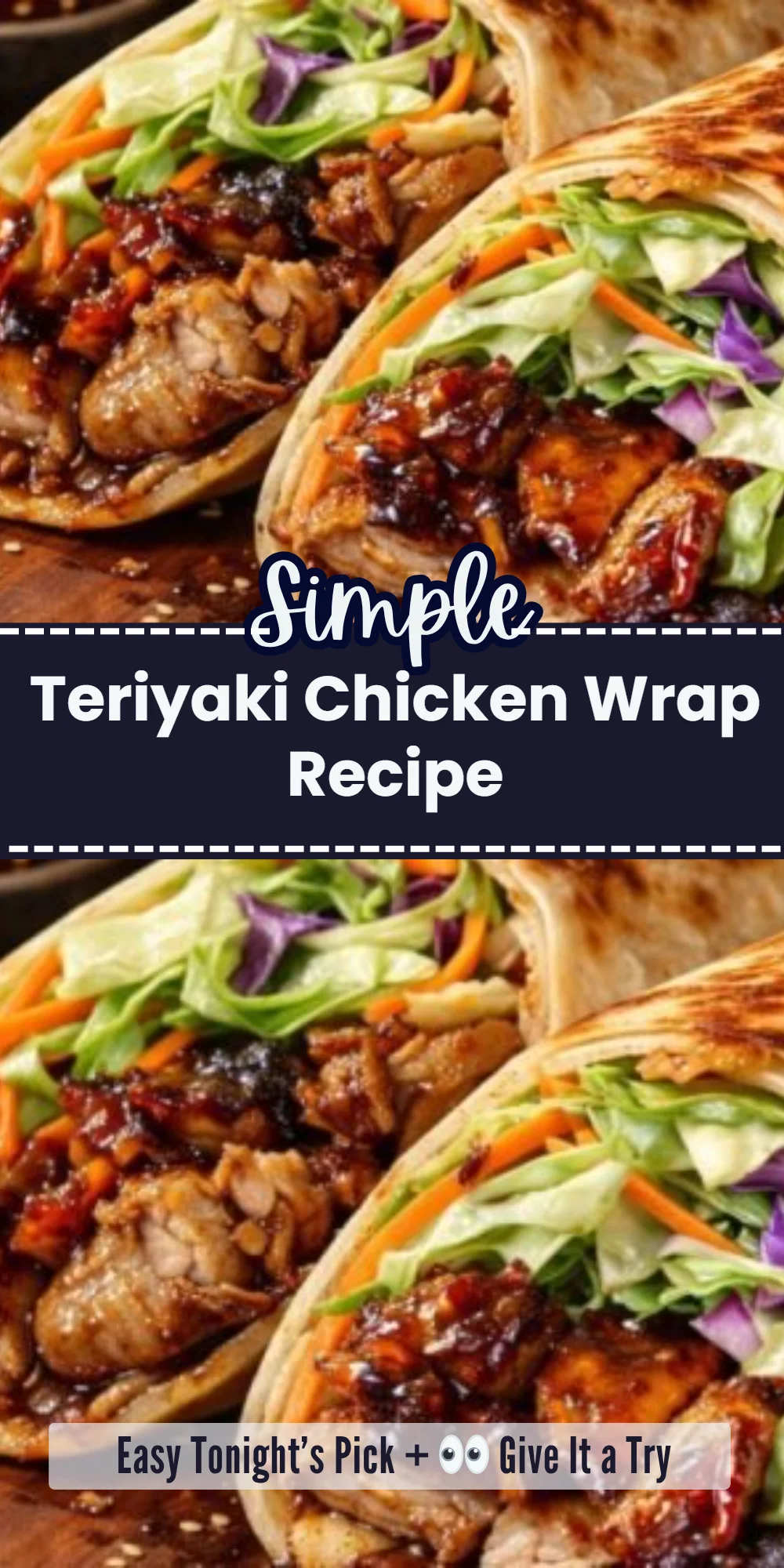 Teriyaki Chicken Wrap Recipe